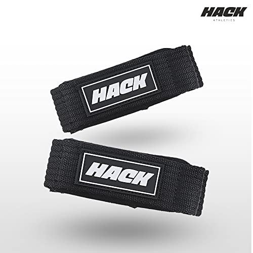 Hack Athletics Premium 24" Weight Lifting Straps for Weightlifting, Bodybuilding, Powerlifting, Strength Training, & Deadlifts - Men & Women - Cotton Straps with 5MM Padded Neoprene - Image 3