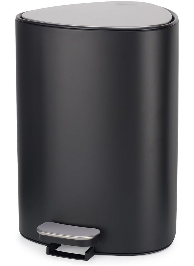 Joseph Joseph Joseph Joseph Pedal Bin, Black, 5L  - Image 1