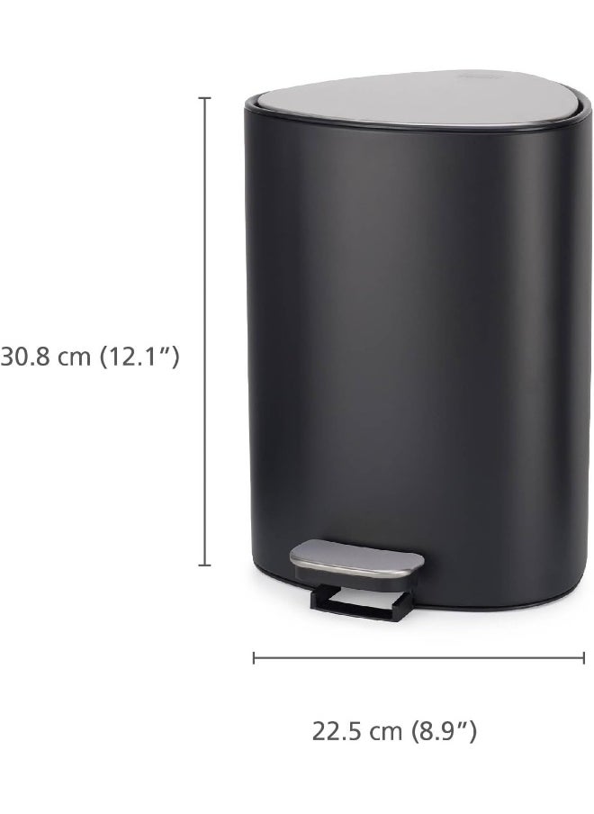 Joseph Joseph Joseph Joseph Pedal Bin, Black, 5L  - Image 5