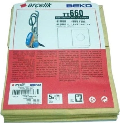 Elk Store Arçelik Tt 660 Vacuum Cleaner Bag 10 Pack