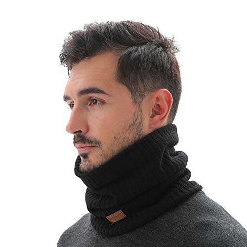 NovForth Winter Neck Warmer Men Ski, Neck Gaiter Face Scarf Women, Fleece Scarf for Men Gaiter Mask, Thick Windproof Scarves - Image 3