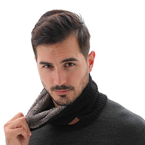NovForth Winter Neck Warmer Men Ski, Neck Gaiter Face Scarf Women, Fleece Scarf for Men Gaiter Mask, Thick Windproof Scarves - Image 5