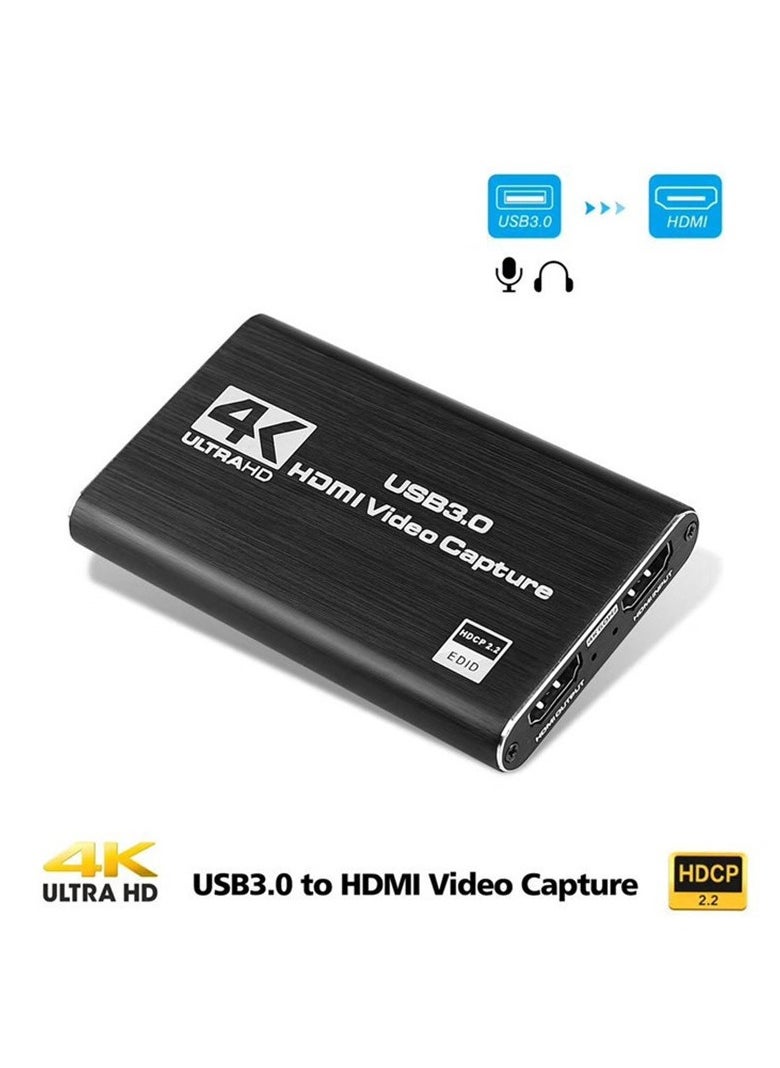 أواسيس لينك بطاقة التقاط فيديو بدقة 4K - منفذ USB 3.0، ومنفذ HDMI Loop Out، وميزة التوصيل والتشغيل للألعاب/البث المباشر  - Image 3