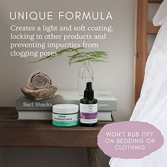 Doppeltree RENEW Overnight Face Mask with Aloe Vera Gel & Hyaluronic Acid, Anti Aging Hydrating Facial Mask for All Skin Types, Night Time Skin Care & Repair - Image 5