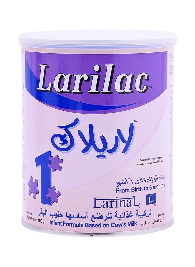 لاريلاك حليب لاريلاك للاطفال رقم 1 - 400 جرام - Image 1