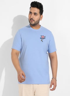 Instafab Plus Men's Pastel Blue Open Mind T-Shirt  - Image 2
