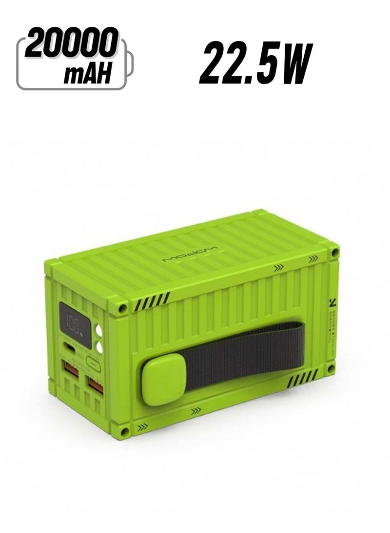 وبو WOPOW PD32 22.5W حاوية شحن سريع ميني باور بانك محمول 20000 مللي أمبير - Image 1