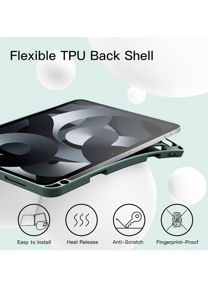 JAJEEK iPad Air 11-inch M2 2024 6th Generation Case with Pencil Holder – Silicone Magnetic Cover Slim Tablet Cover for iPad Air 11 inch M2 6th Generation - Image 2