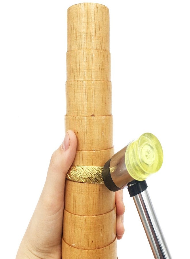 NIUPIKA Wooden Step Bracelet Mandrel Sizer Adjust Bangle Sizing Wire Wrapping Tool Jewelry Making Tools - Image 3