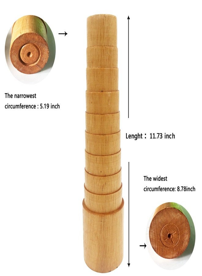 NIUPIKA Wooden Step Bracelet Mandrel Sizer Adjust Bangle Sizing Wire Wrapping Tool Jewelry Making Tools - Image 2