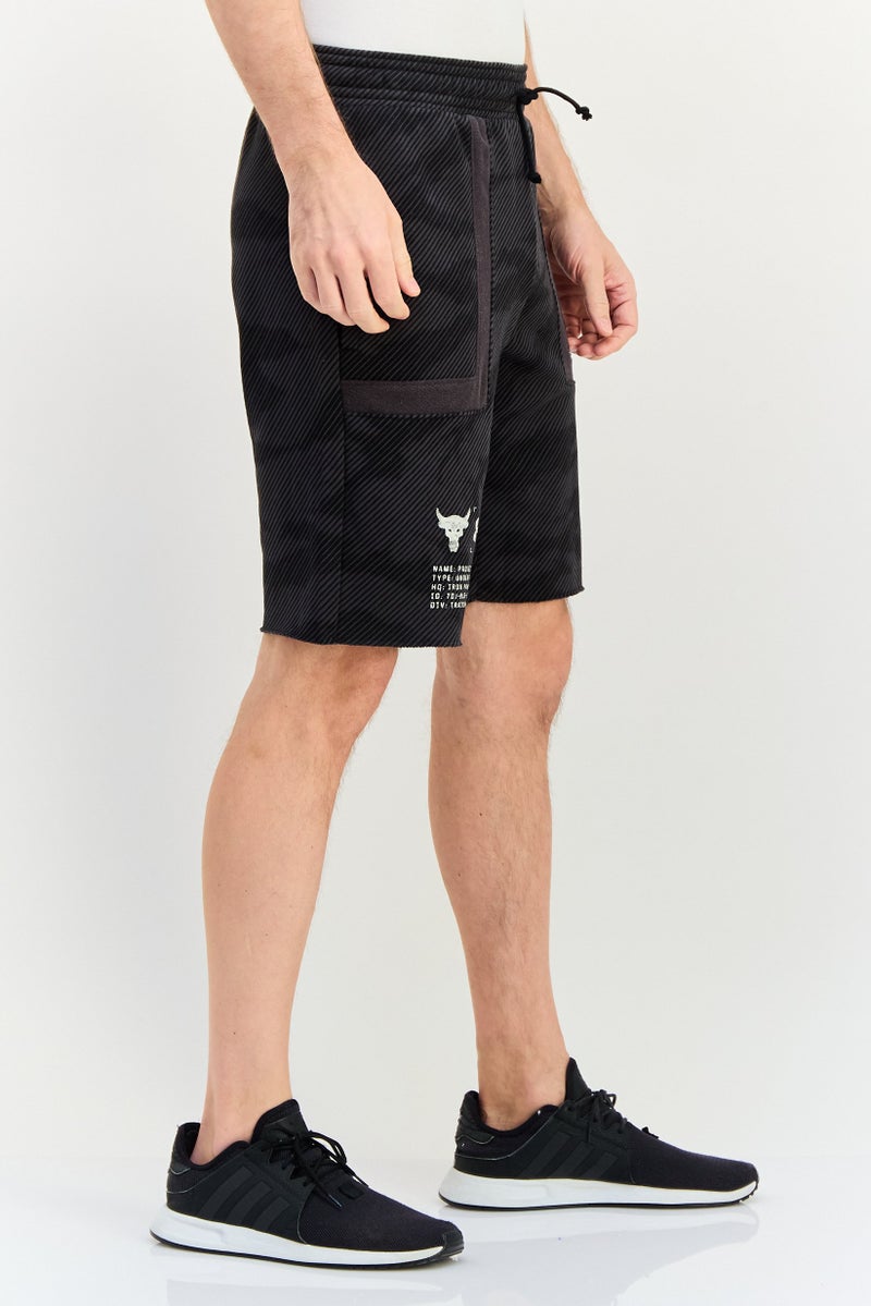 UNDER ARMOUR Dwayne x Under Armour Men Loose Fit Outdoor Shorts, Black - Image 2