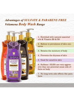 VOLAMENA WITH DEVICE Volamena Body Wash 300 Ml/10 Fl Oz Sulfate & Paraben Free Hypoallergic Nourishing & Hydrating With Essential Oils Pro Vitamin B5 & B3Luxurious Bath For Both Men & Women (Lavender)  - Image 5