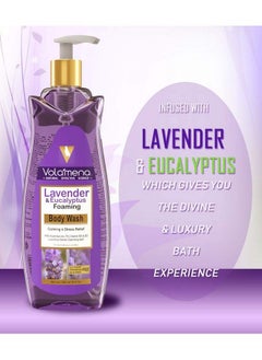 VOLAMENA WITH DEVICE Volamena Body Wash 300 Ml/10 Fl Oz Sulfate & Paraben Free Hypoallergic Nourishing & Hydrating With Essential Oils Pro Vitamin B5 & B3Luxurious Bath For Both Men & Women (Lavender)  - Image 3