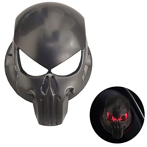 GENORMBRANDT Punisher Push to Start Button Cover - Ignition Cover Anti-Scratch Universal Decoration Ring (1 Pcs) - Image 1