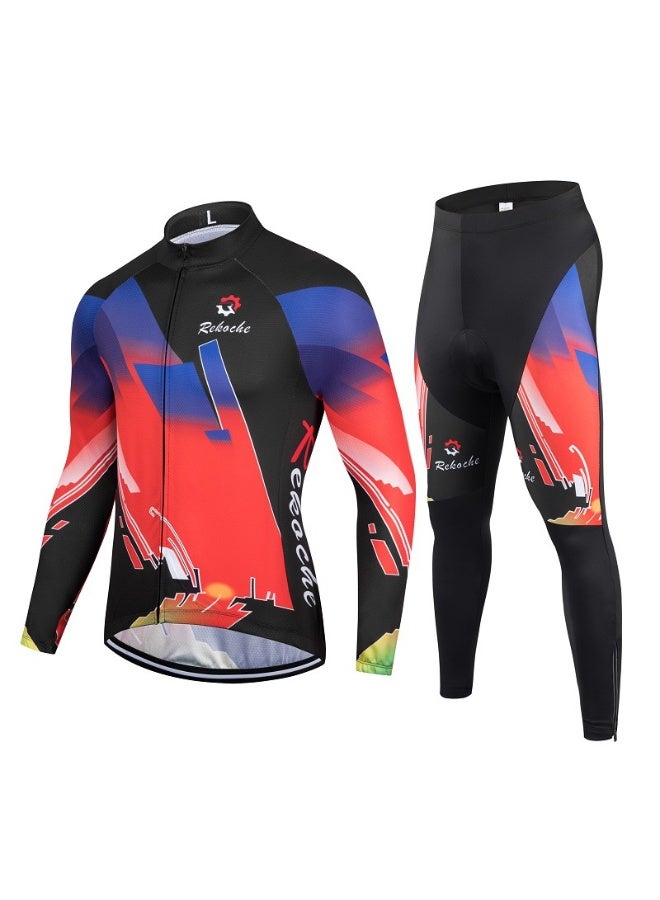 KUYING GR New Summer Outdoor Sunscreen Moisture Absorption Quick Drying Bicycle Women's Cycling Clothing Set  - Image 2
