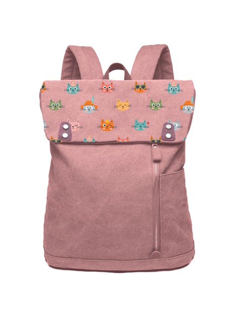 Biggdesign Biggdesign Dogs Vintage Laptop Backpack for Women, Waterproof Work Bag with Laptop Compartment, Travel Backpack, School Computer Backpack, 15 inch Laptop and Notebook, Anti Theft, Pink  - Image 1