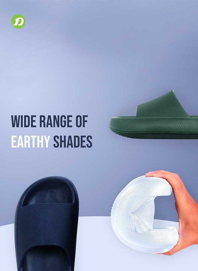 DOCTOR EXTRA SOFT Men's Classic Ultra Soft Sliders/Slippers with Cushion FootBed for Adults | Comfortable & Lightweight | Stylish & Anti-Skid | Waterproof & Everyday Flip Flops for Gents & Boys D-504 image 5