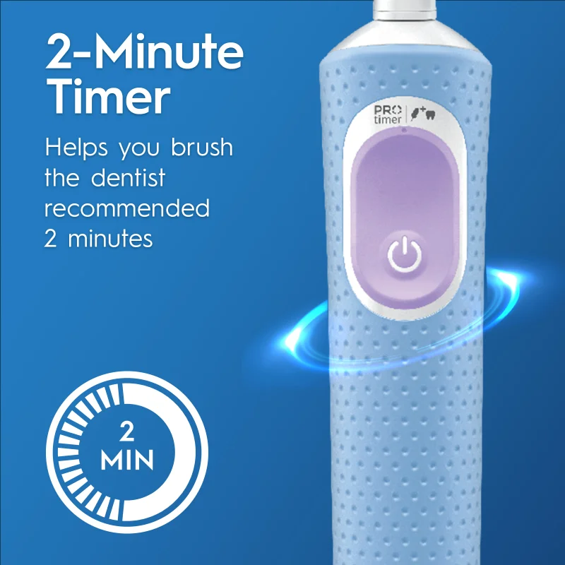 Oral-b  Vitality 300 KIDS Rechargeable Toothbrush with 2 Cleaning Modes & 2 Minutes Built in Timer - D103.413.2K FROZEN  | Best Price UAE
