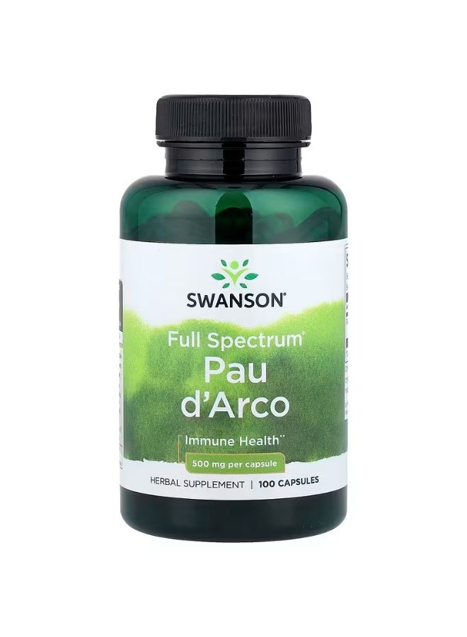 سوانسون‏, باو داركو Full Spectrum® ، 500 ملجم ، 100 كبسولة