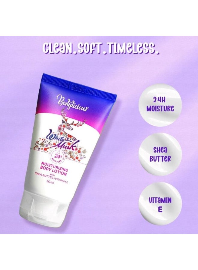 بودي ليشاس بوديليشوس لوشن مرطب للجسم برائحة المسك الأبيض - 50 مل - Image 2