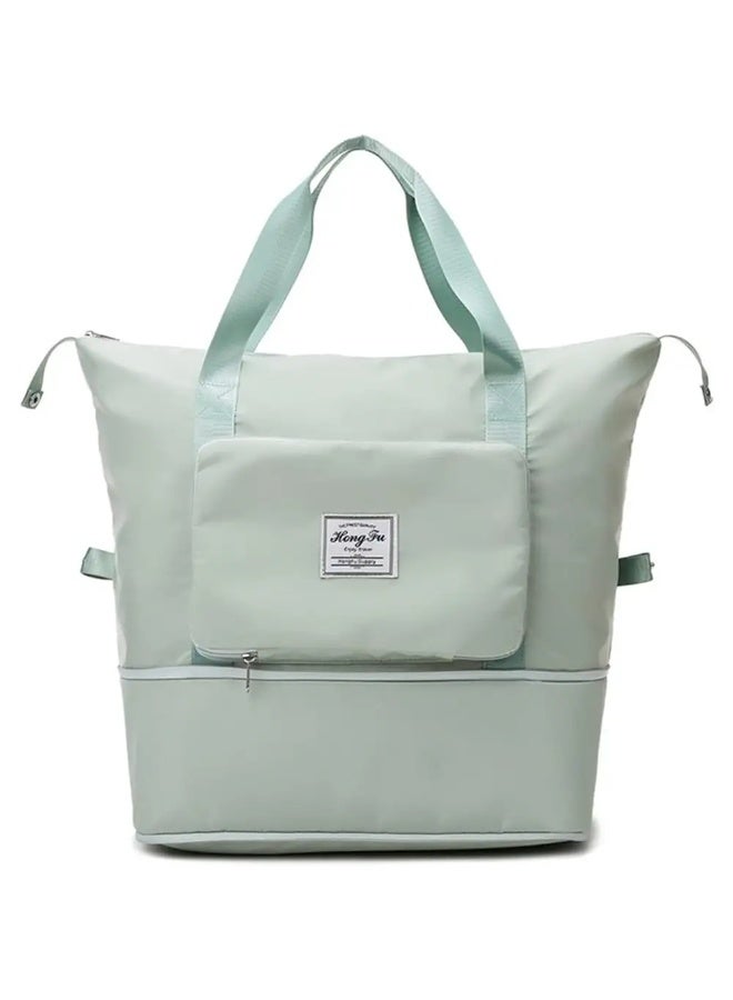 شنطة سفر دفل زليدغ قماش أكسفورد ، كبيرة - أخضر