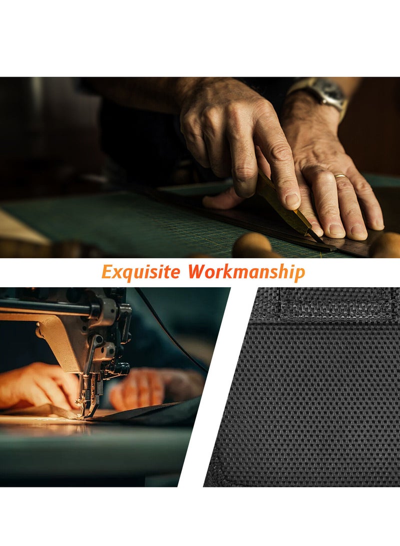 ELLAGECASE حافظة عمودية عالمية (حجم XXL) - جودة ممتازة، أنيقة ومريحة، ملائمة مدمجة ولكن فسيحة، إغلاق مريح، فتحة بطاقة مع حماية رقمية - Image 3