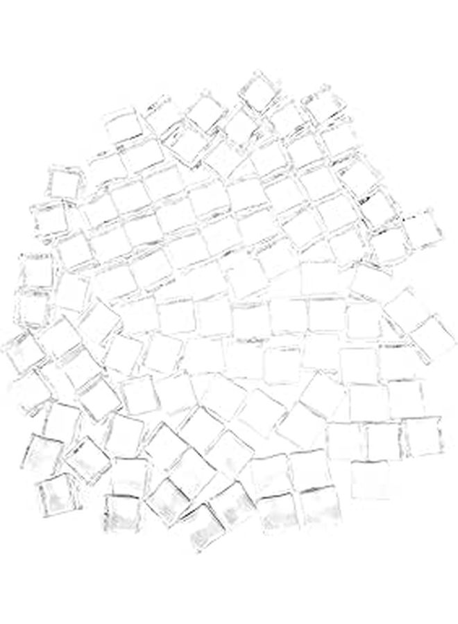 100 Acrylic Artificial Ice Cubes Square Fake Ice Props Reusable Realistic Party Decor - Image 1