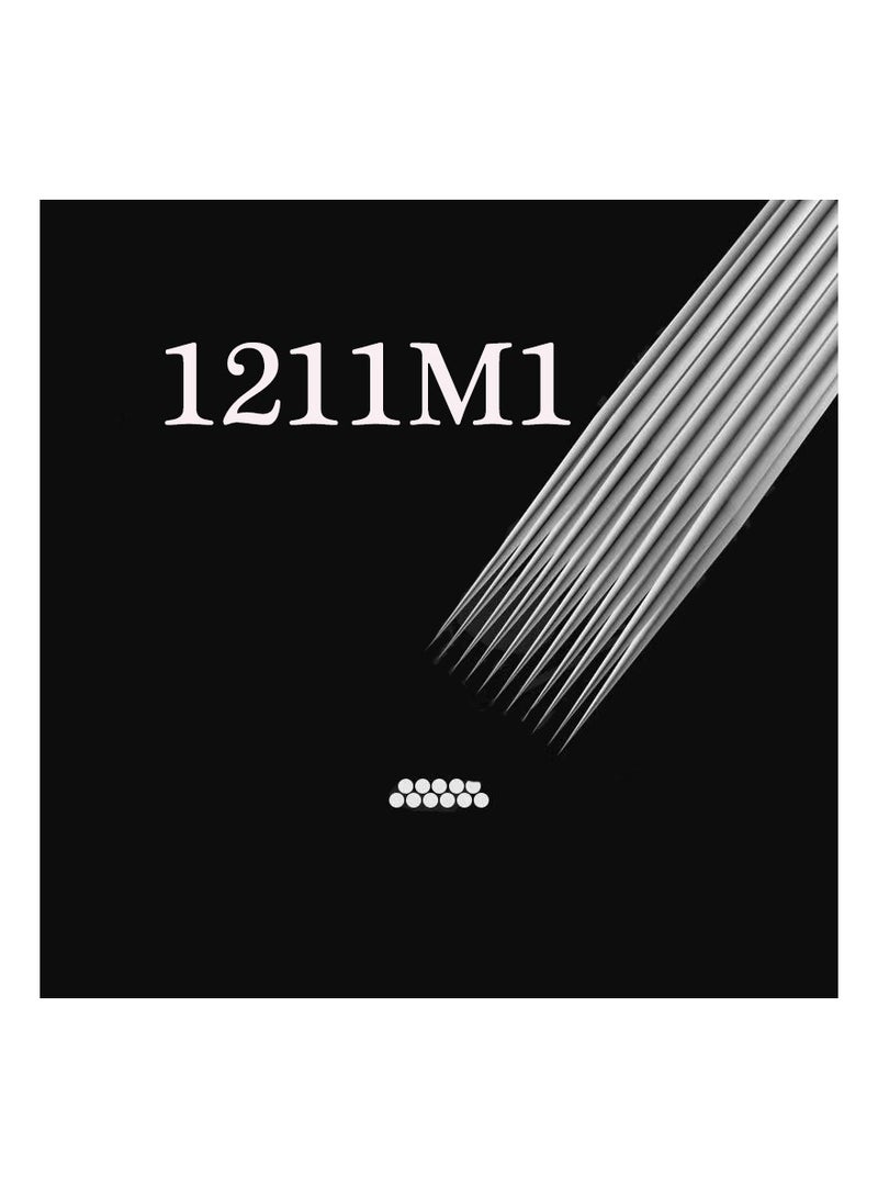 10-Pieces Disposable Tattoo Needles,Sterilized Safety Magnums Needle,Most Common Paint Perfectly Tattoo Needles,Size 1211M1 - Image 2