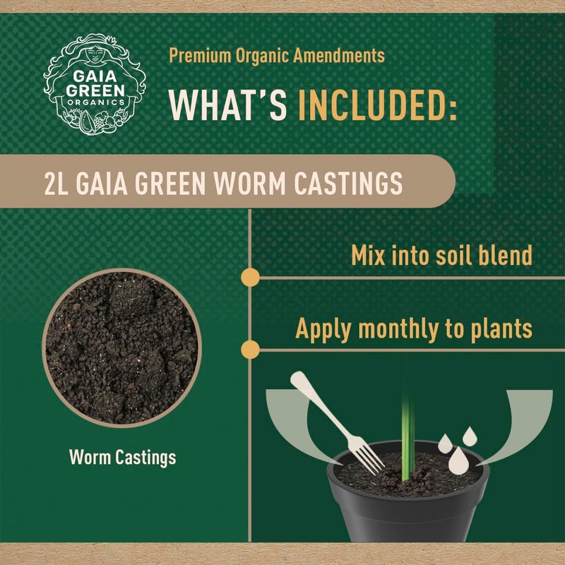 Gaia Green غايا جرين - سماد ديدان 2 لتر (NA02) كيس - Image 2