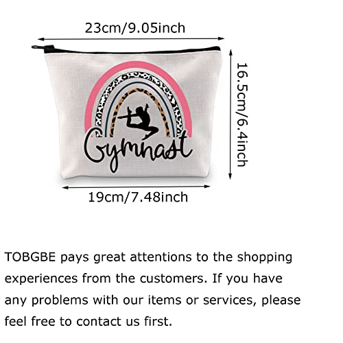 TOBGBE TOBGB Gymnast Gift Gymnasts Makeup Bag Gymnastics Coach Gift Gymnastics Team Gift Gymnastics Lovers Gift Gymnast Bag - Image 3