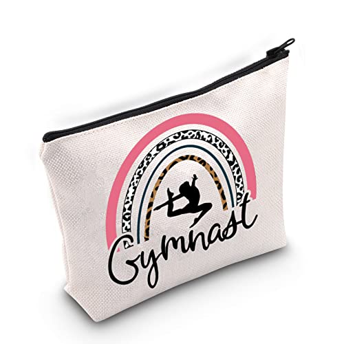 TOBGBE TOBGB Gymnast Gift Gymnasts Makeup Bag Gymnastics Coach Gift Gymnastics Team Gift Gymnastics Lovers Gift Gymnast Bag - Image 1