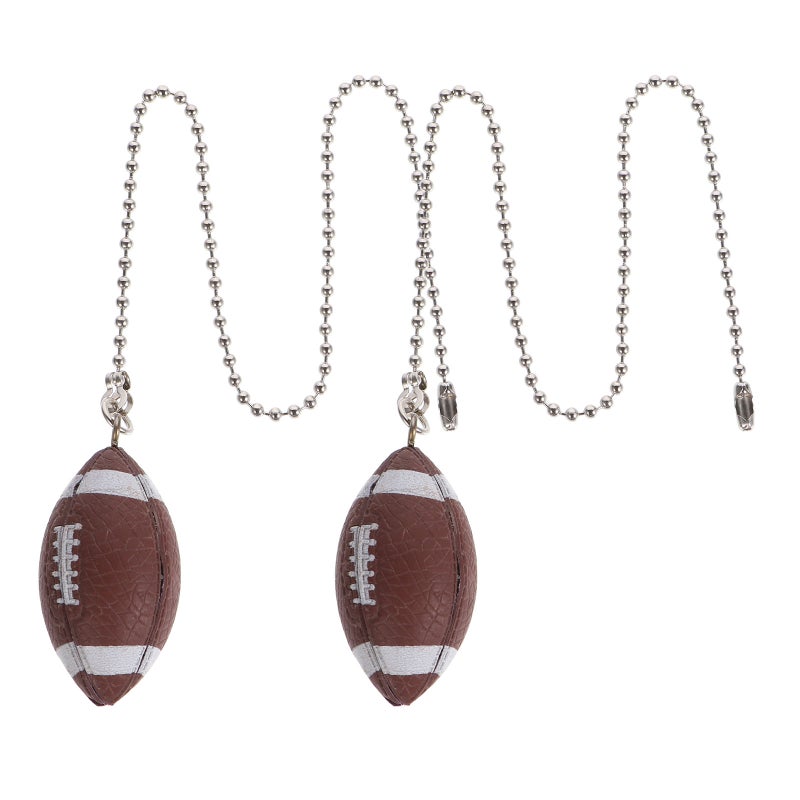 2pcs Rugby Shaped Chain Pendant Chain Pendant light Pendant Lamp Ornament - Image 1
