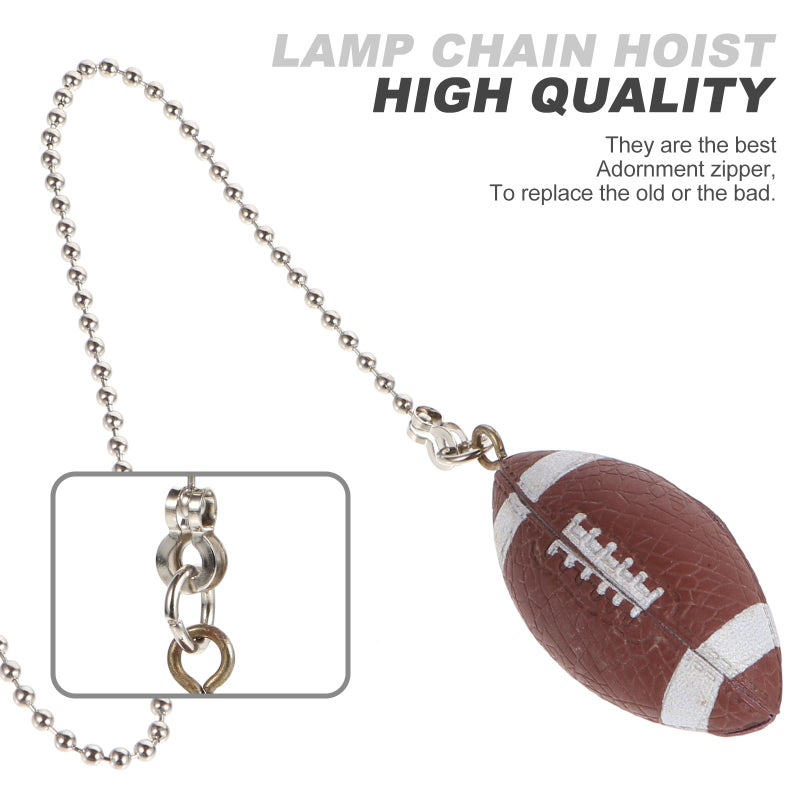 2pcs Rugby Shaped Chain Pendant Chain Pendant light Pendant Lamp Ornament - Image 3