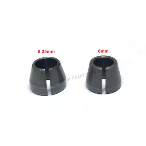 MMTool PRODUCTS Trimmer Collet Cone 6mm and 6.35(1/4) Pack of 2 pcs - Image 2