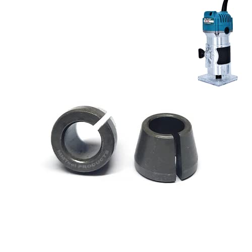 MMTool PRODUCTS Trimmer Collet Cone 6mm and 6.35(1/4) Pack of 2 pcs - Image 1
