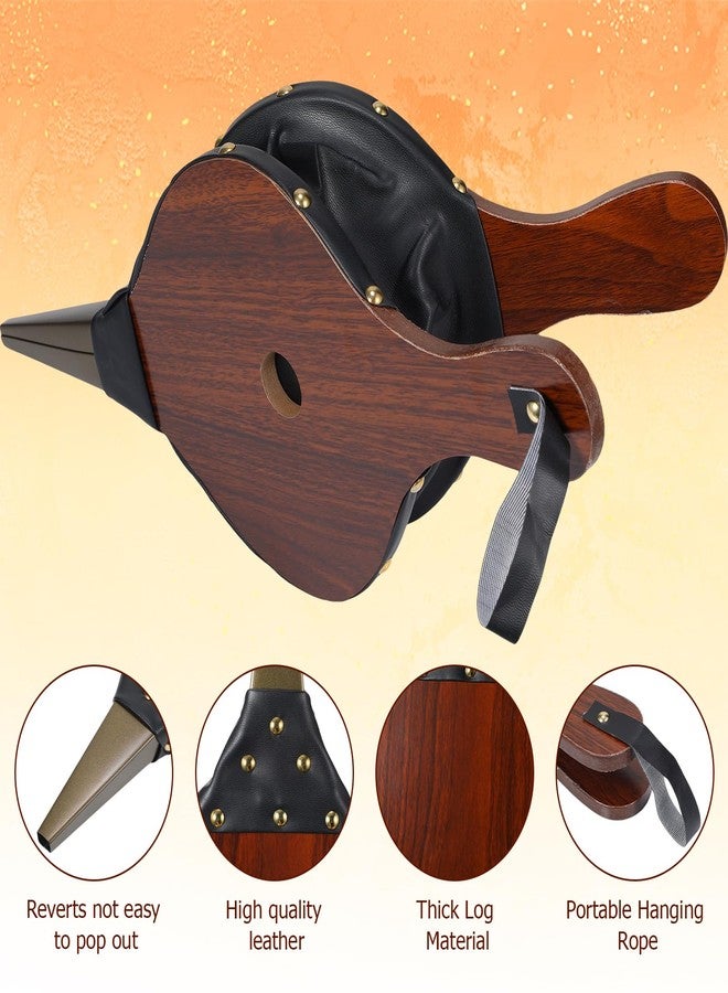 Barydat منفاخ مدفأة يدوي كبير من قطعتين من باريدات، فوهة مصبوبة، مناسب للاستخدام الخارجي، مثالي لحفرة النار، مزود بحزام، مناسب للحديقة والمنزل والشواء والتخييم والمداخن وأدوات الشواء. - Image 4