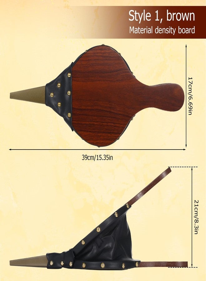 Barydat منفاخ مدفأة يدوي كبير من قطعتين من باريدات، فوهة مصبوبة، مناسب للاستخدام الخارجي، مثالي لحفرة النار، مزود بحزام، مناسب للحديقة والمنزل والشواء والتخييم والمداخن وأدوات الشواء. - Image 3