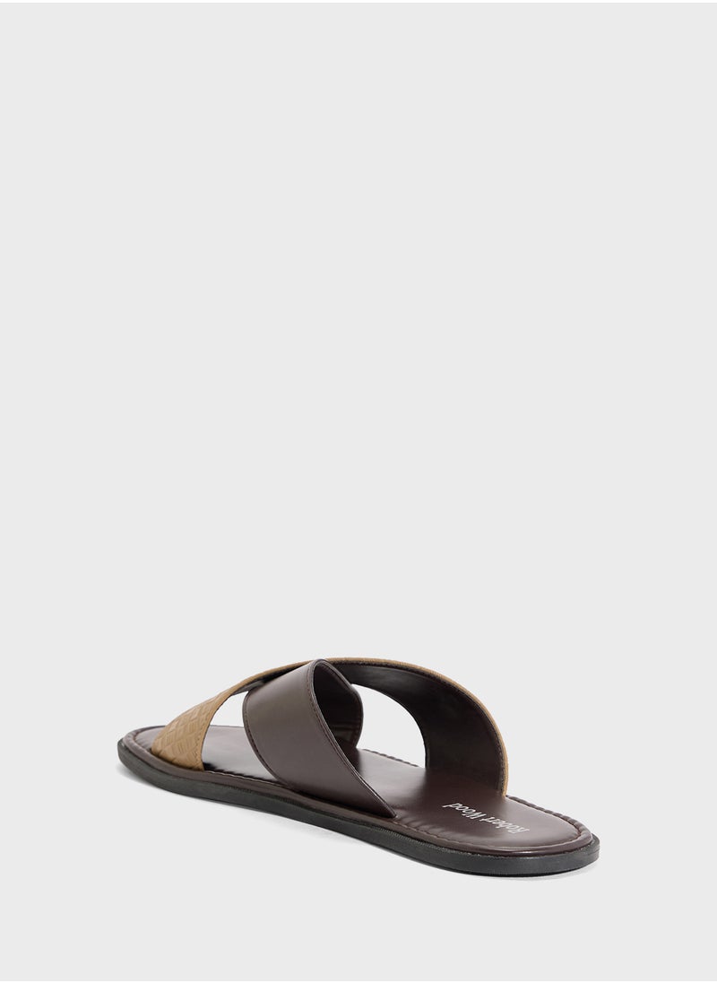 Robert Wood - Cross Strap Sandals - Image 1