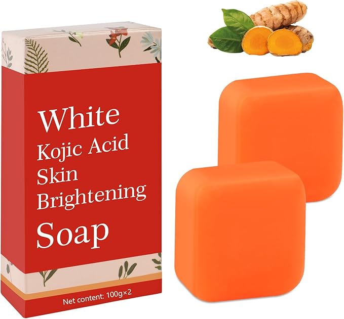 LOPHE Pure Kojic Acid Skin Brightening Soap3100g Soap Bar for Deep Facial Body Skin Cleaning with A Foaming Net Face and Body Bar for Skin Moisturizing Improve Uneven Skin Tone Gently Healing Acnes - Image 1
