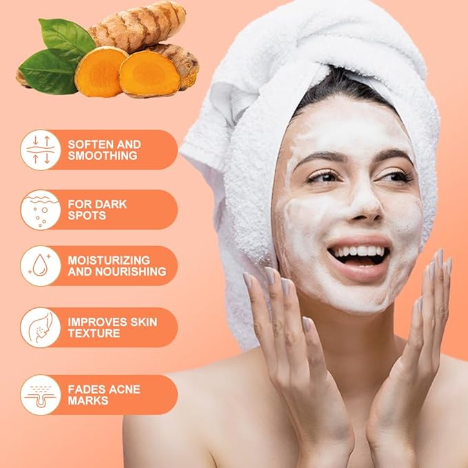 LOPHE Pure Kojic Acid Skin Brightening Soap3100g Soap Bar for Deep Facial Body Skin Cleaning with A Foaming Net Face and Body Bar for Skin Moisturizing Improve Uneven Skin Tone Gently Healing Acnes - Image 2