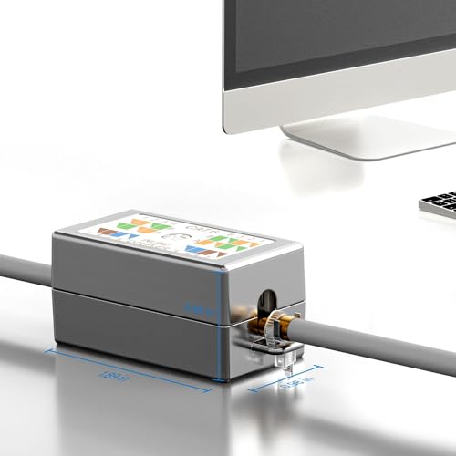 Iwillink 10Gbps Shielded Ethernet Junction Box,Cat6 Junction Box, Punch Down Type - Image 3