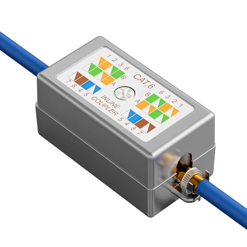 Iwillink 10Gbps Shielded Ethernet Junction Box,Cat6 Junction Box, Punch Down Type - Image 1