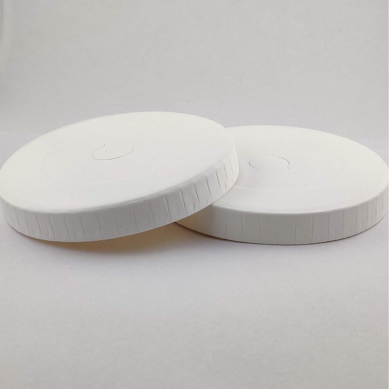 PARICOTT 240ml 8Oz Good Things Printed with Paper Lid Disposable Party Paper Cups for Hot Cold Beverages Pack of 100pcs - Image 4
