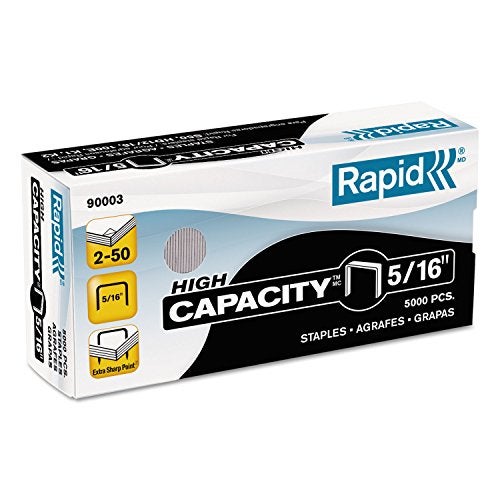Rapid High Capacity Staples, 5/16-Inch, 5,000 Per Box (90003) - Image 1