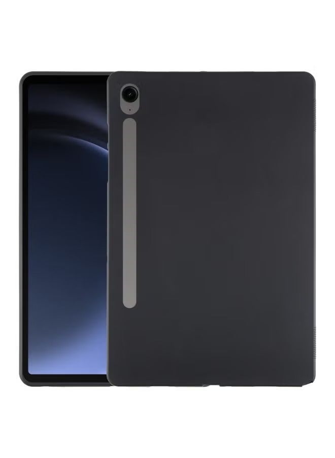 بروماس غطاء حماية لجهاز سامسونج جالاكسي تاب S9 FE مصنوع من مادة TPU باللون الأسود المصنفر