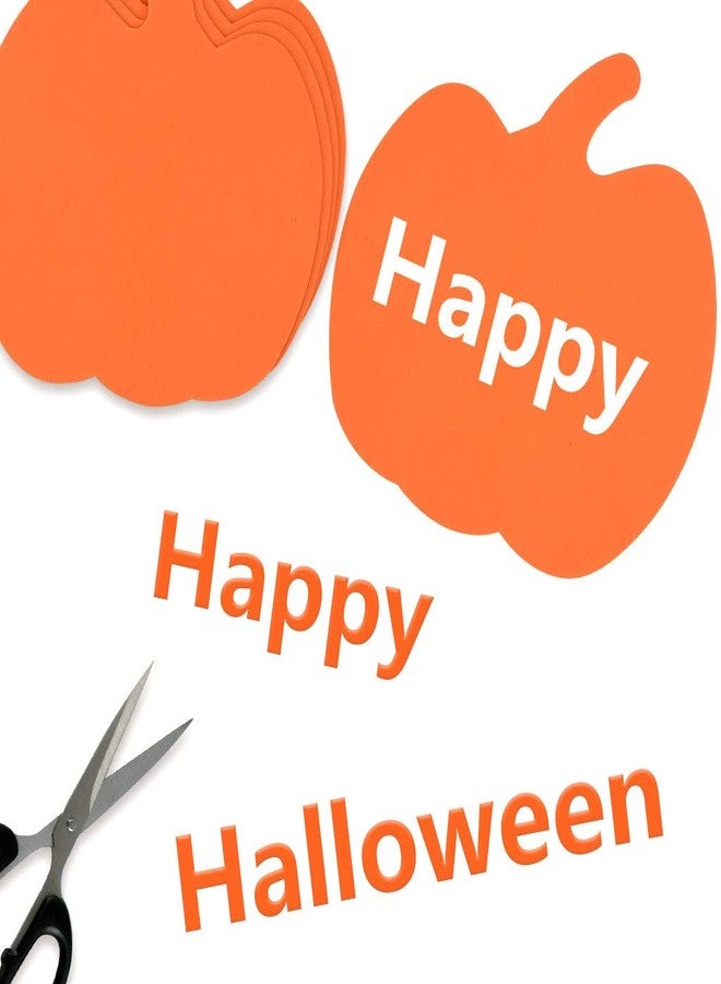 mifengda 50pcs Foam Halloween Pumpkins Halloween Crafts Kit Foam DIY Pumpkin Decorating Pumpkin Shaped Foam Large Halloween Foam Pumpkin Craft Kit for Halloween Kids DIY Crafts Party Decorations,6inch - Image 4