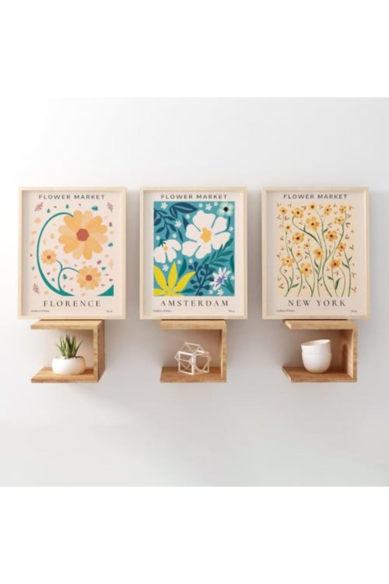 ARPEOTCY Flower Market Wall Art Prints Set - Image 3