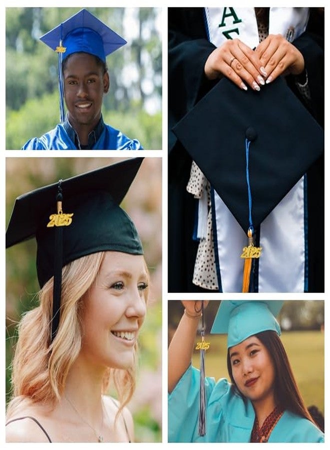 GRADFTY 2025 Tassel Graduation, Blue and White Tassel 2025 - Image 5