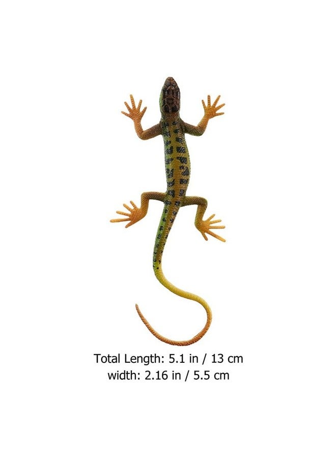 SUPER TOY Reptile Toy for Kids Realistic Gecko Lizard Figurine Rubber Animal Cold Blooded Lifelike Soft Prank Toys Educational Gift Boys Girls - Image 4