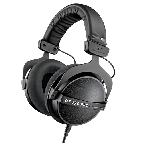 Beyer Dynamic beyerdynamic DT 770 Pro 250 ohm Professional Studio Headphones (Limited Black Edition) - Image 1